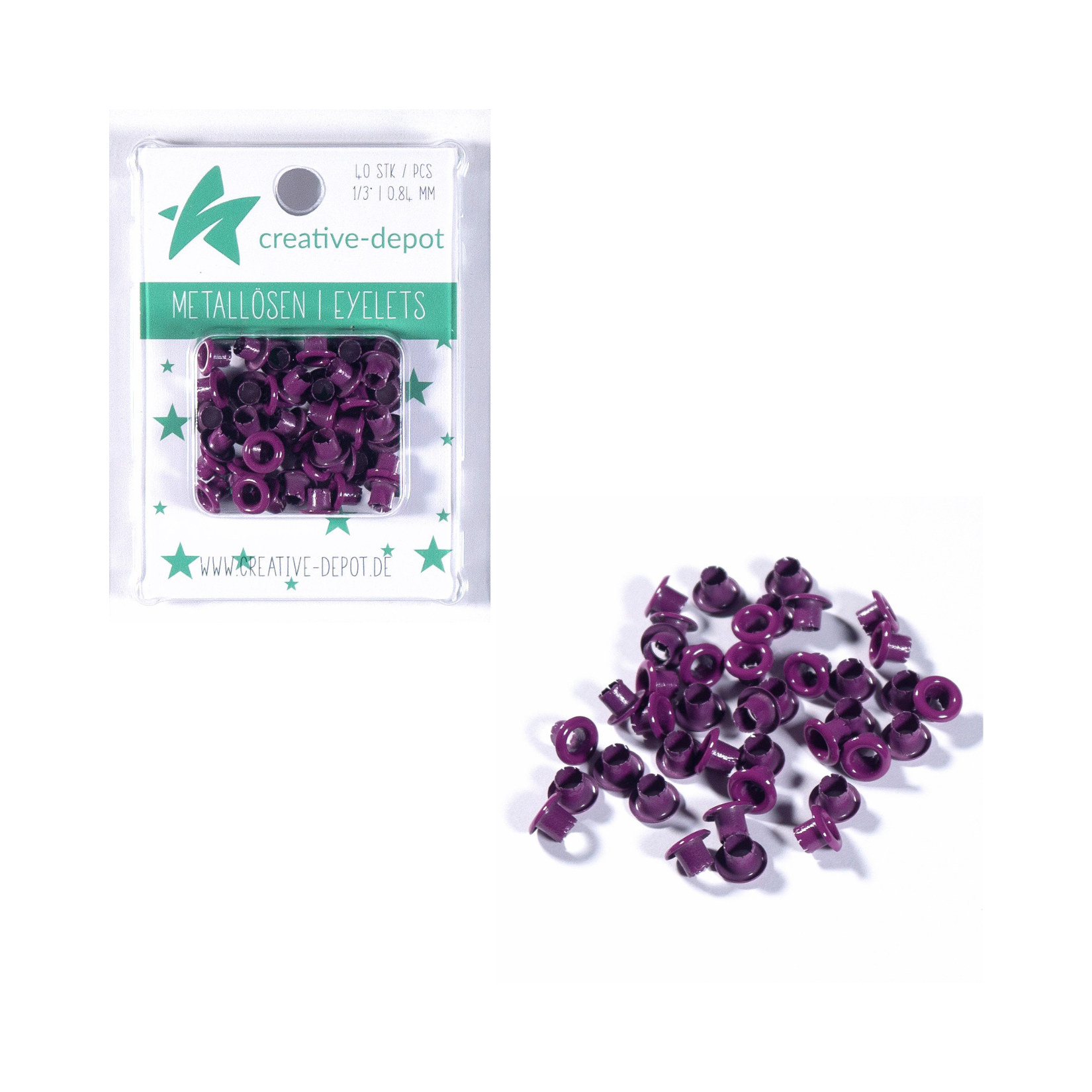 Eyelets - Weintraube - 8mm