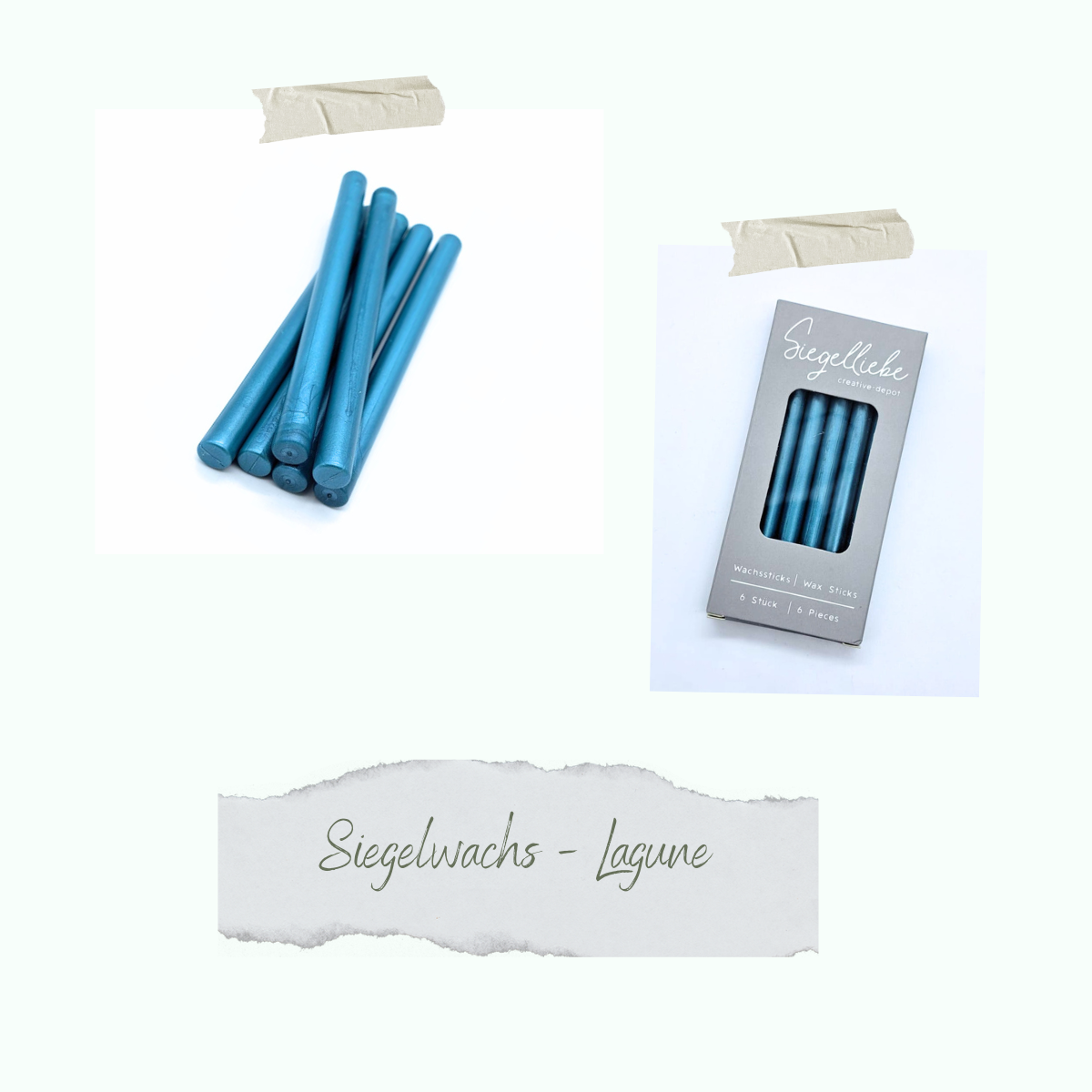 CD-SW-048 Barritas de cera - Lagune - Siegelliebe