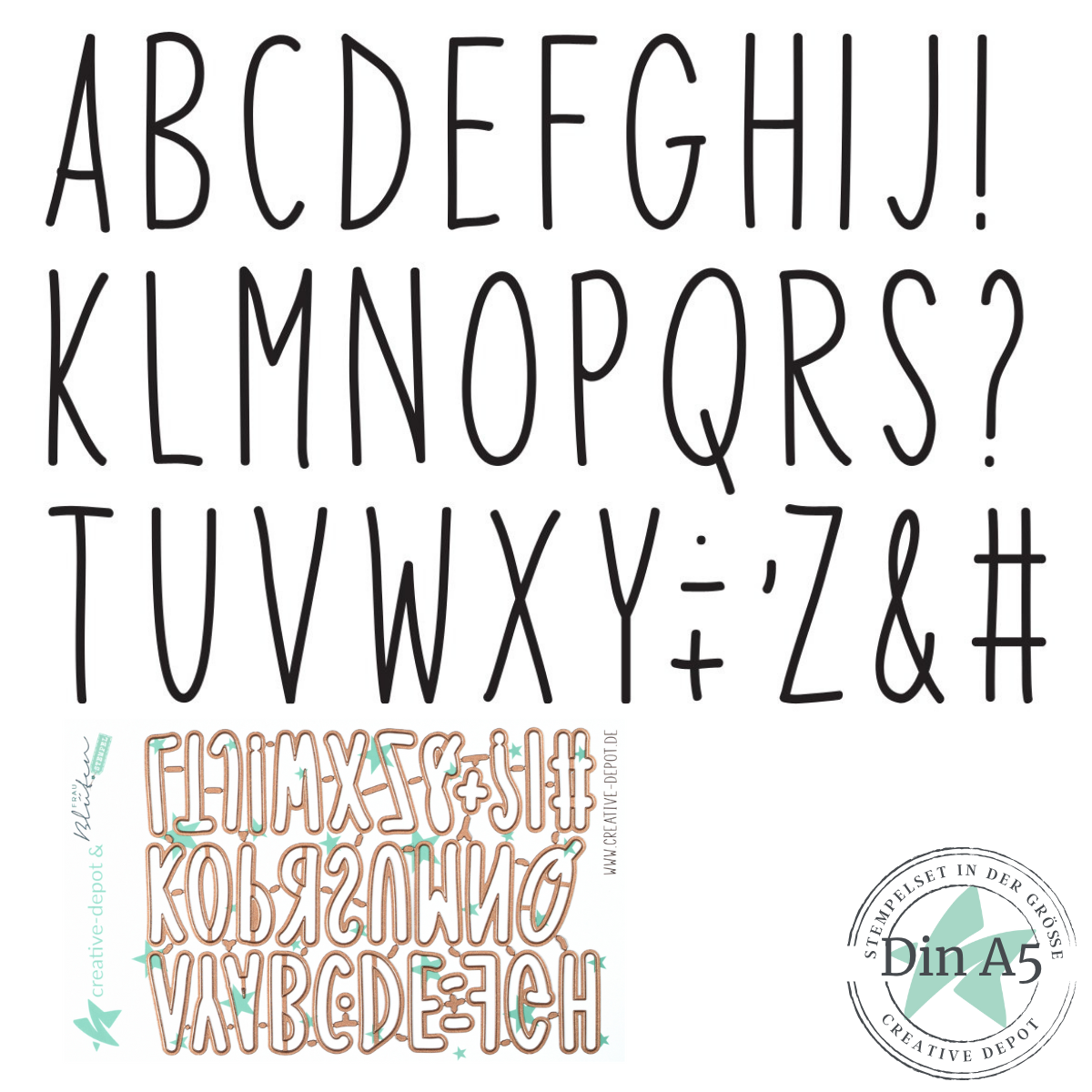 Bundle - Schmales Alphabet