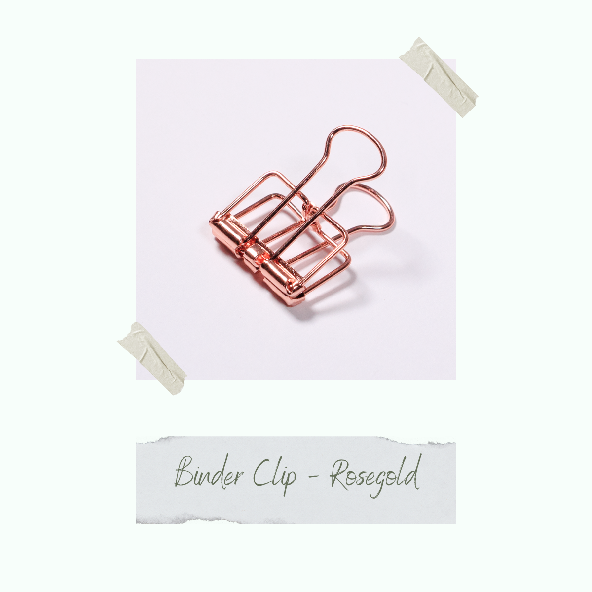 Binder Clip - Rosegold