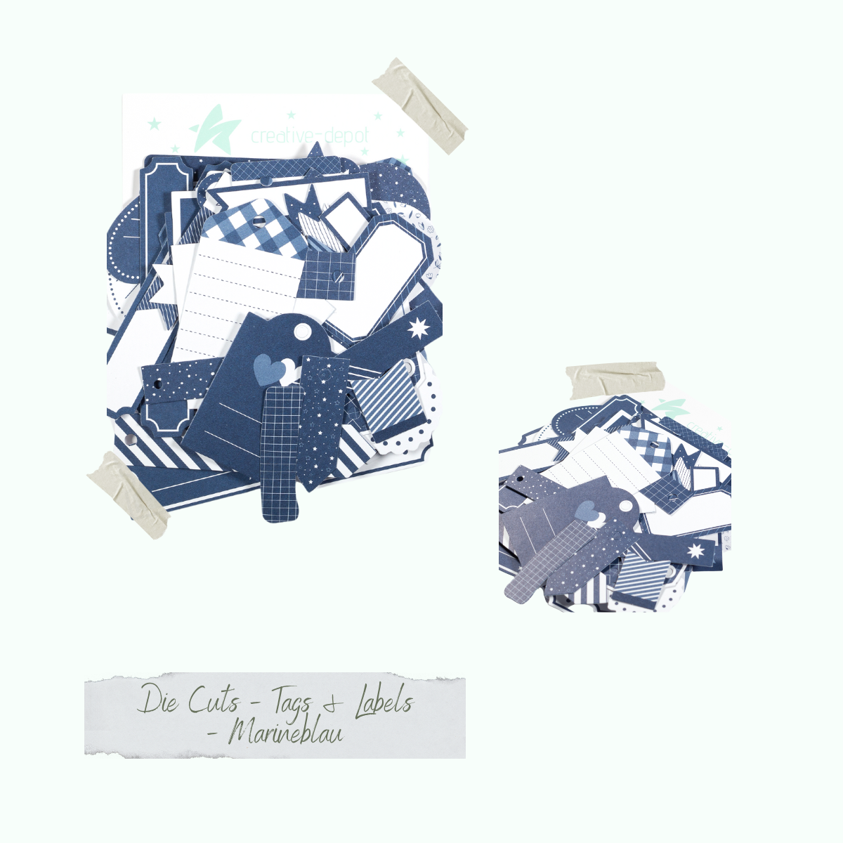 CD-DC-021_Die-Cuts-Tags-Labels-Marineblau