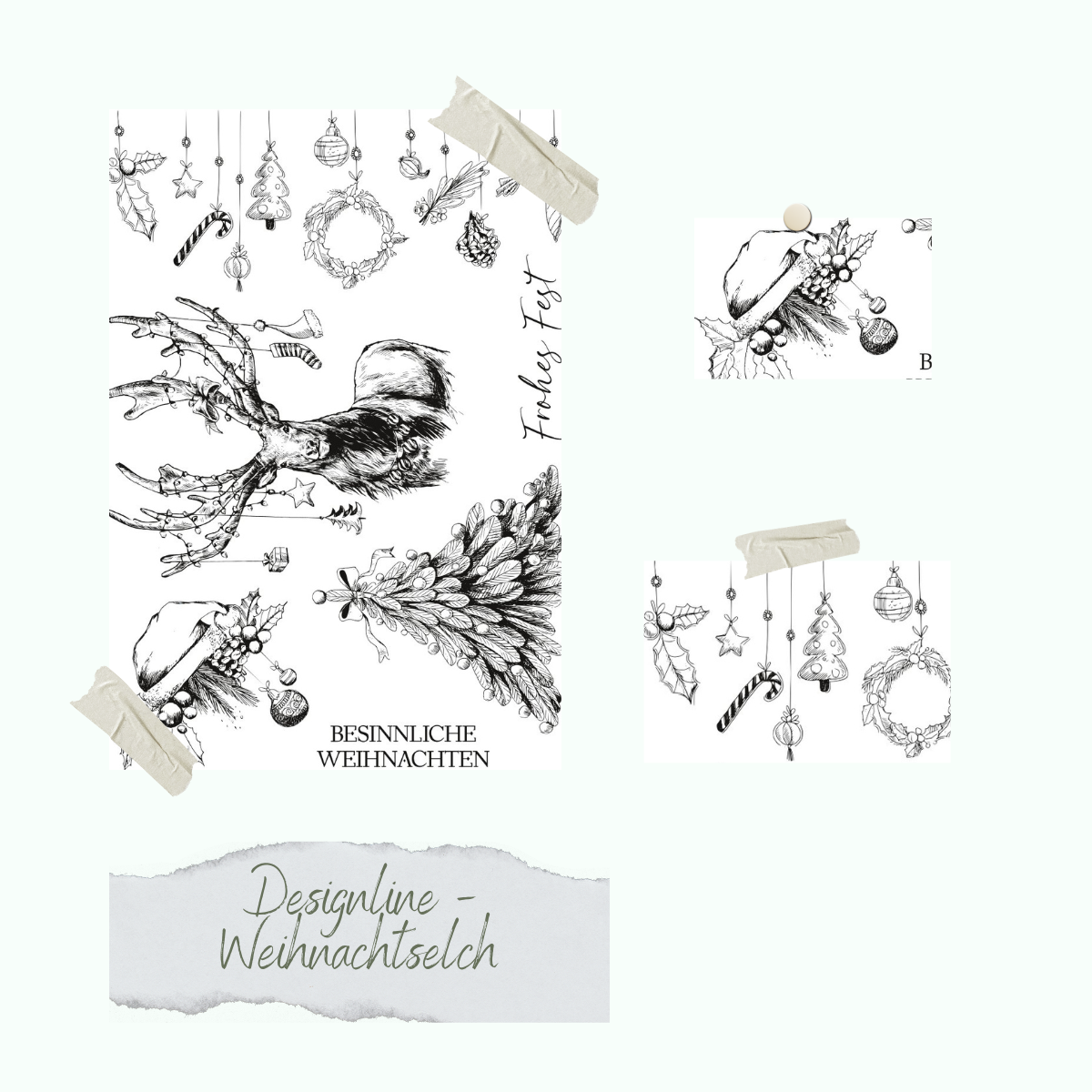 Stamp set - Designline - Weihnachtselch