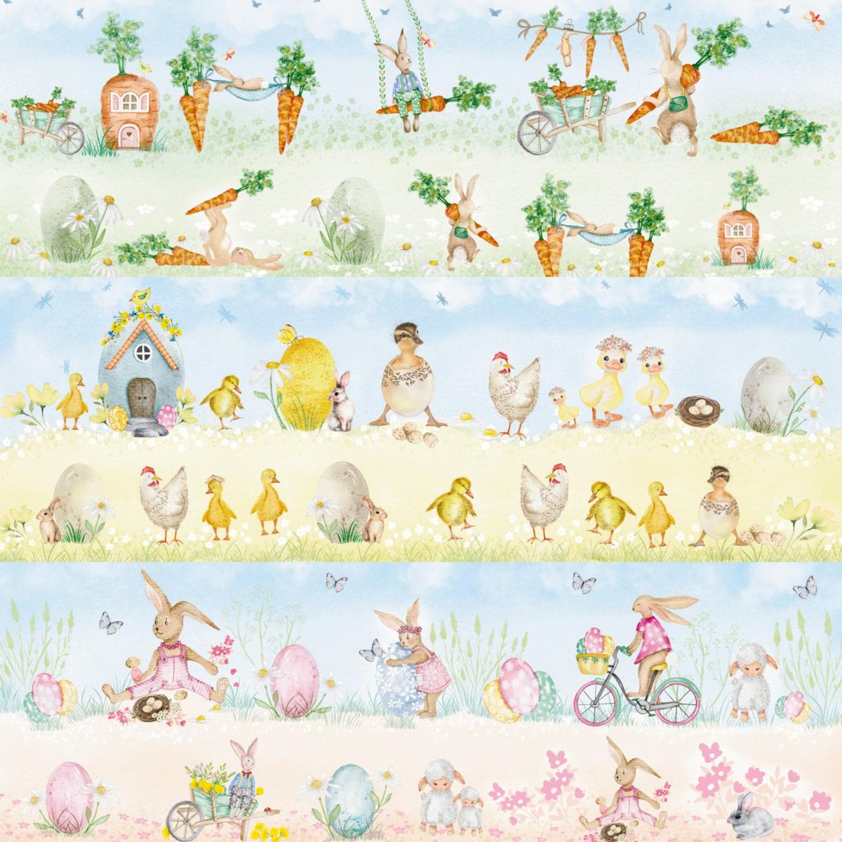 Papier à dessin - Designline - Kleine Osterwelt Papier à dessin - Designline - Kleine Osterwelt