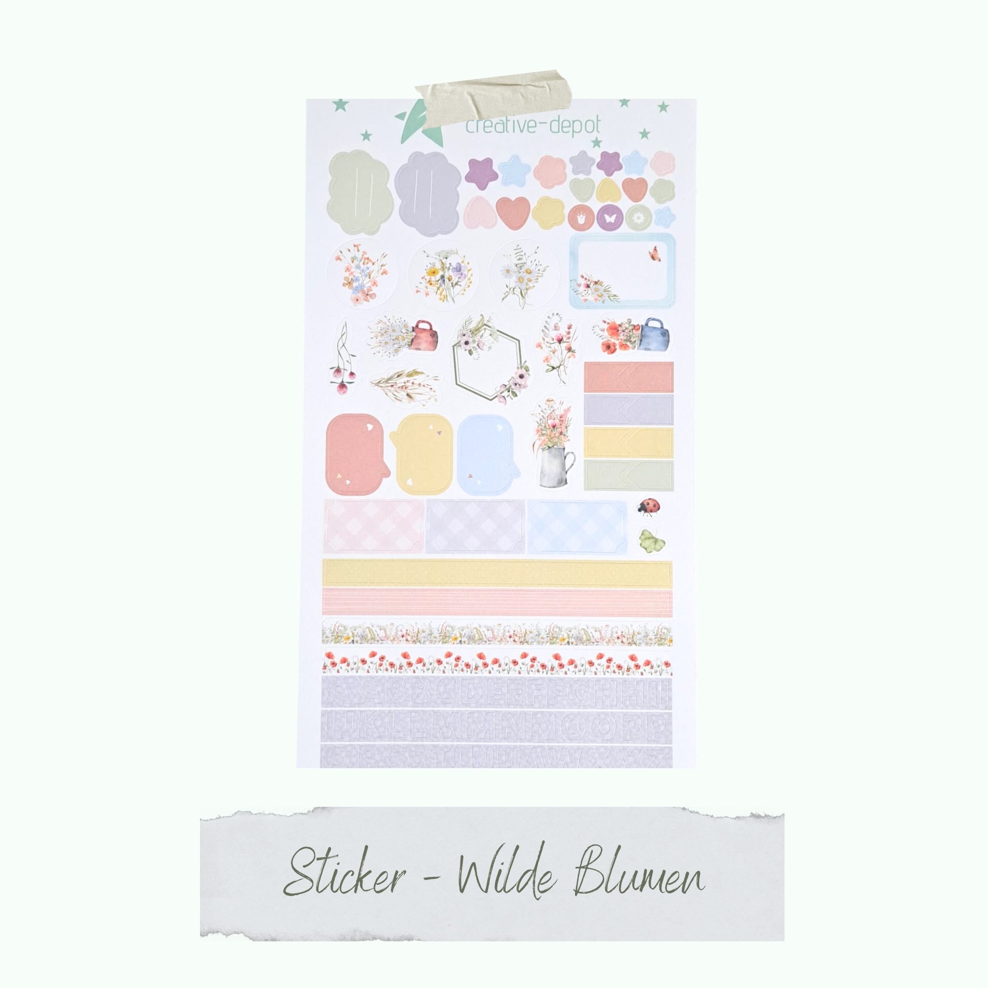 CD-SR-003IcrNQLjilFSdx Autocollants - Wilde Blumen