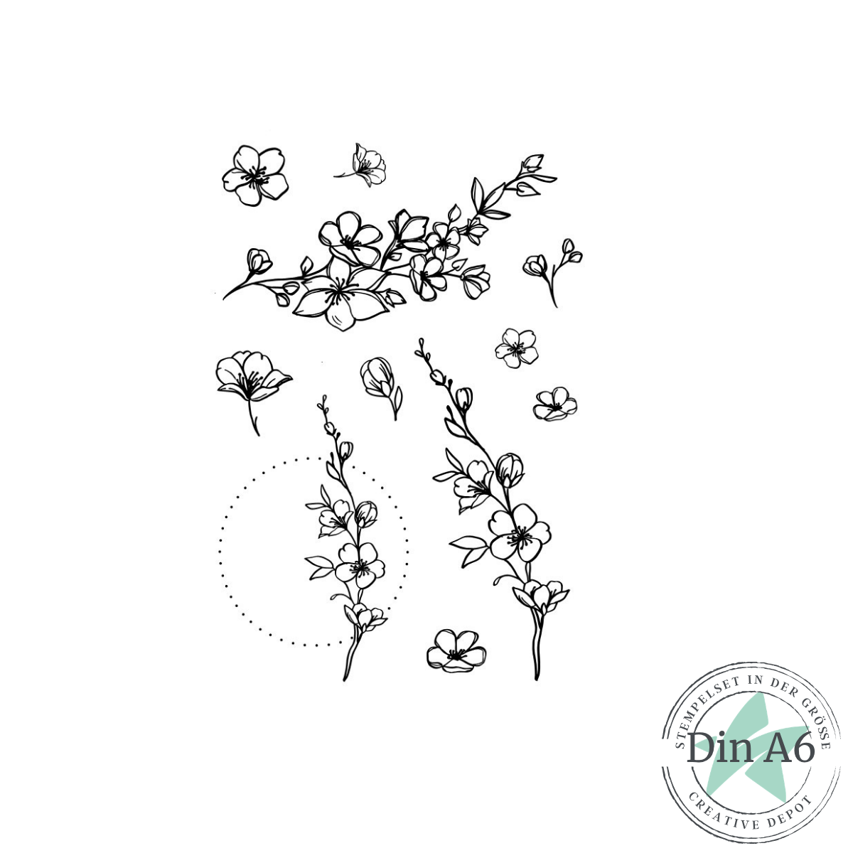 Stempelset - Kirschblüten