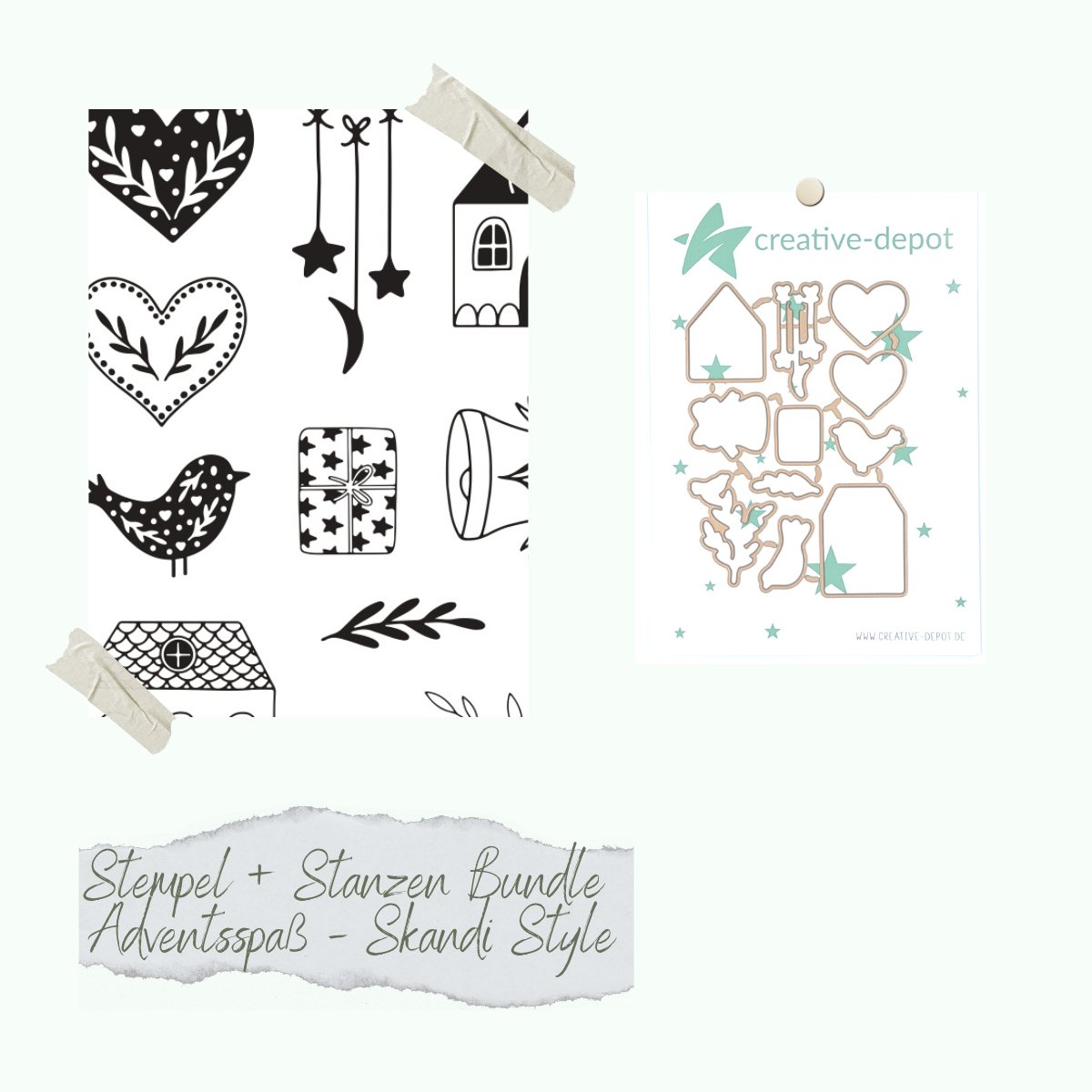 Bundle - Stamp set & punches - Skandi Style