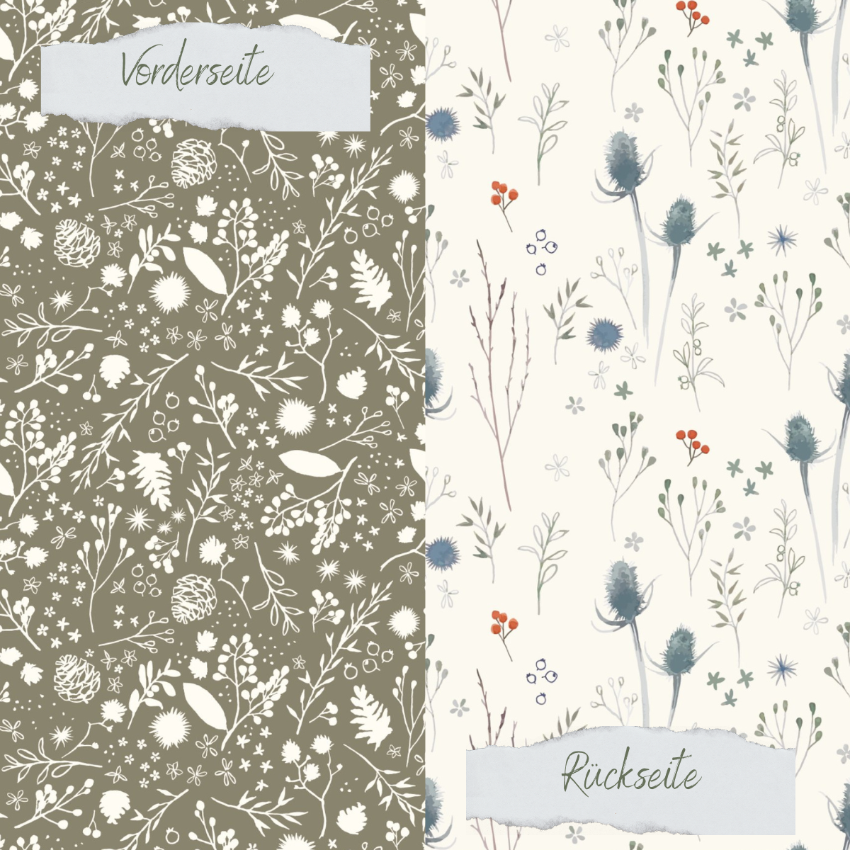 Designpapier - Winterallerlei - Doppelseitig bedruckt