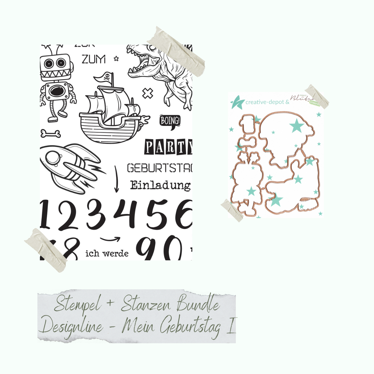 Bundle - Designline - Mein Geburtstag I - Stempelset & Stanzen