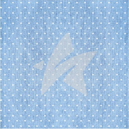 Jeansblaugepunktet Jeansblau - gepunktet