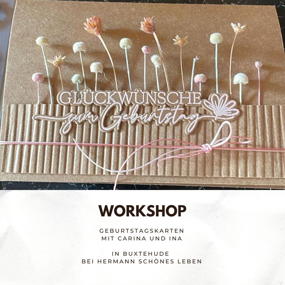 Workshop Geburtstagskarten 15.06.2026 in Buxtehude