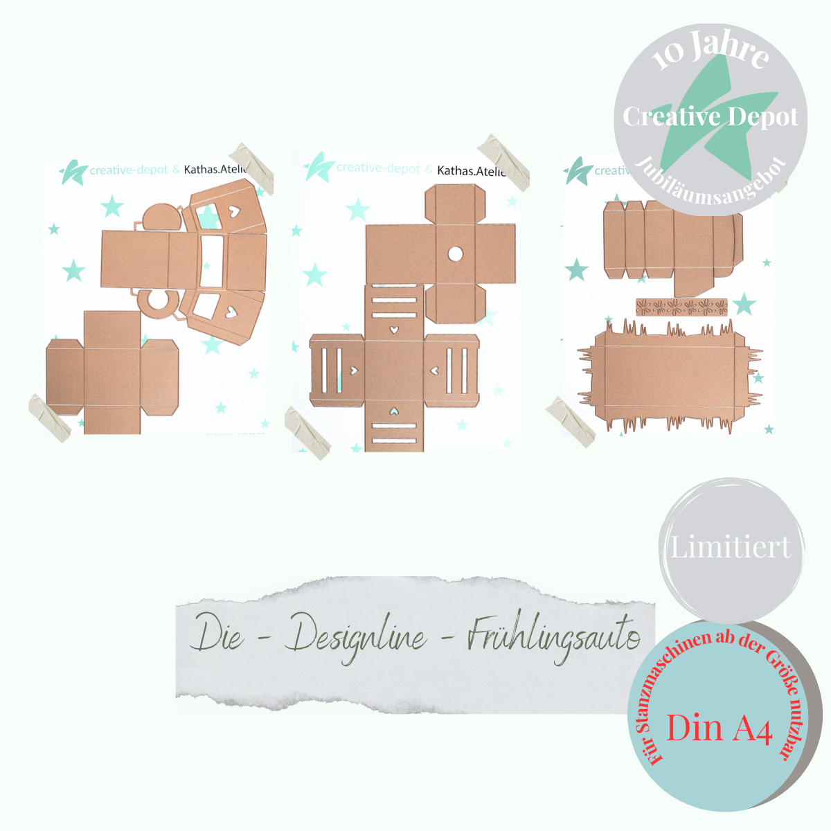 Bundle - Die - Designline - Frühlingsauto