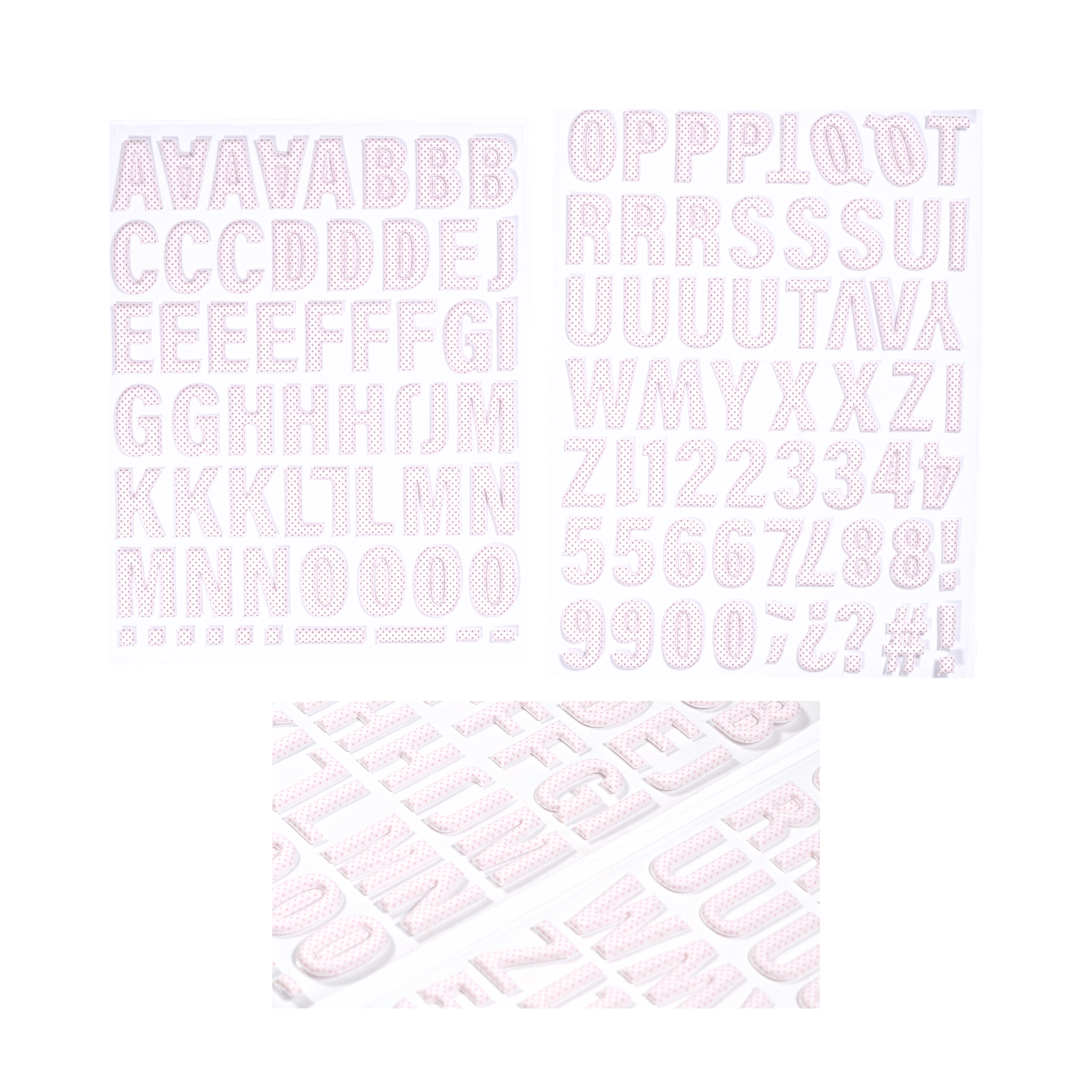 Puffy Sticker - ABC - Heide - Pünktchen