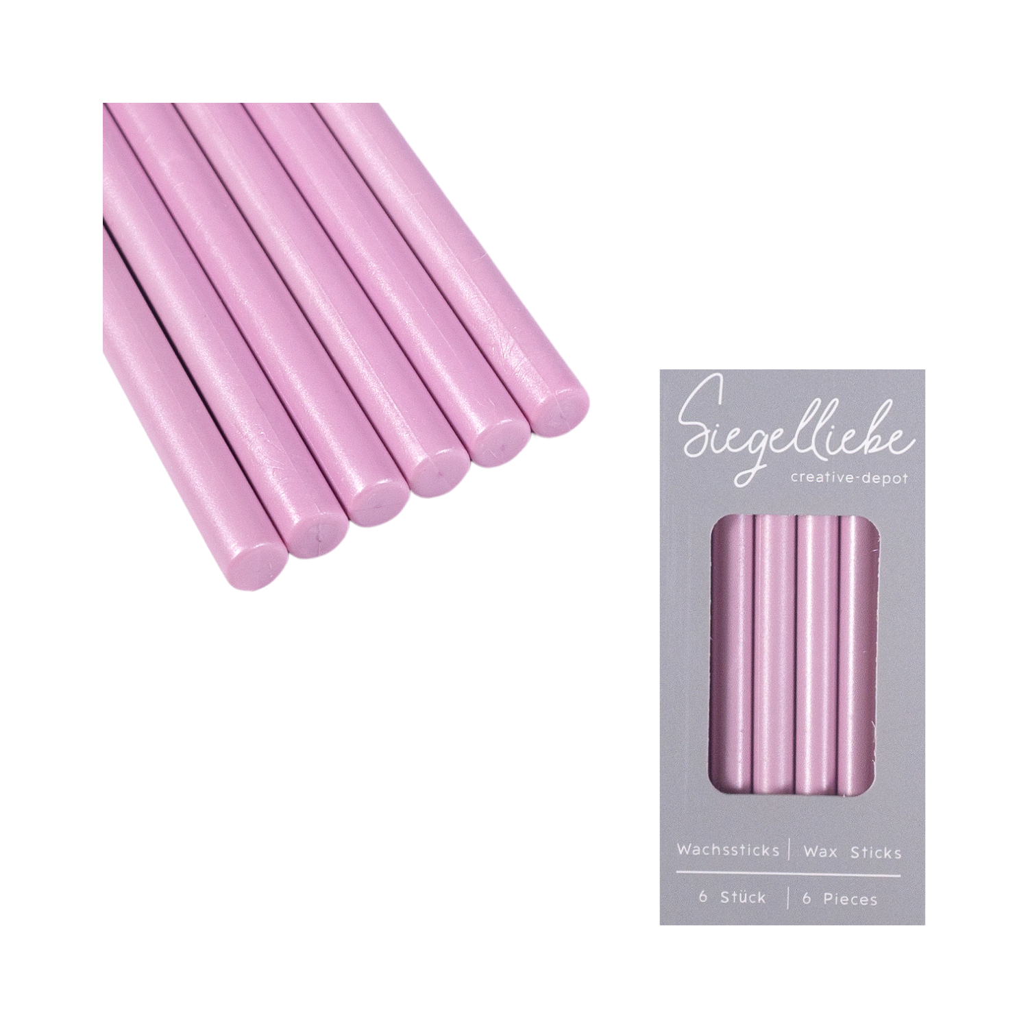 Bâtons de cire - Vintage Pink - Siegelliebe