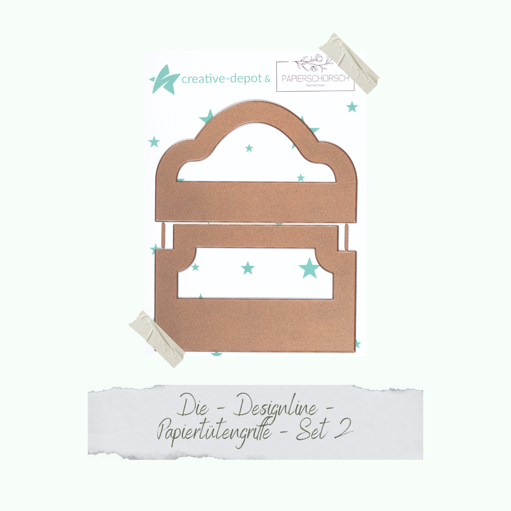 Die - Desingline - Papiertütengriffe Set 2