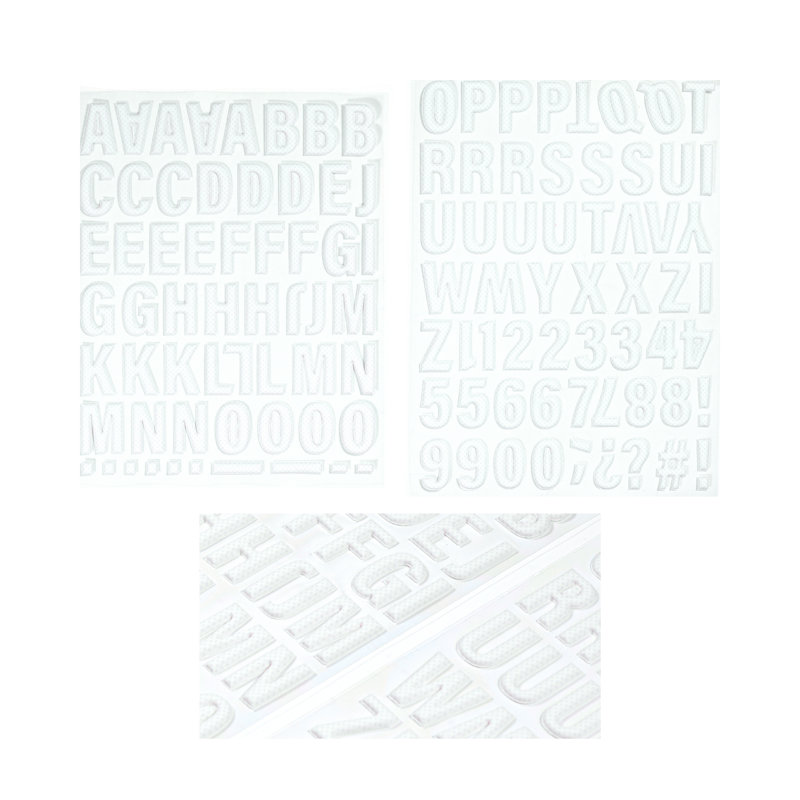 Puffy Sticker - ABC - Babymint - Pünktchen