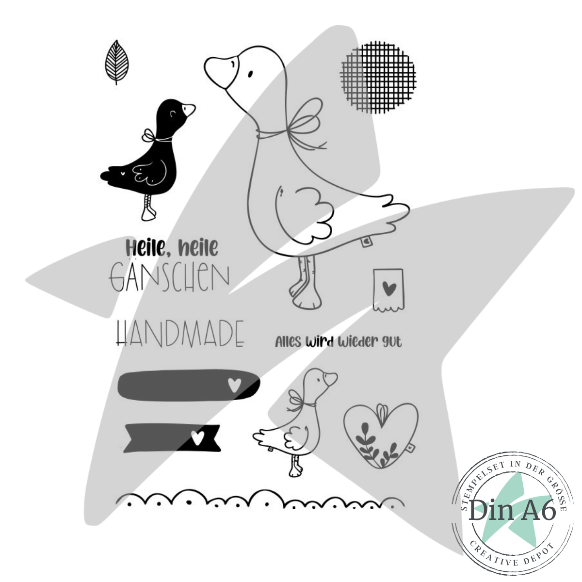 Stempelset - Gänschengut