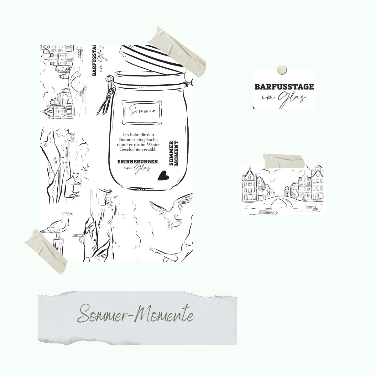 Stempelset - Sommer-Momente Stempelset - Sommer-Momente