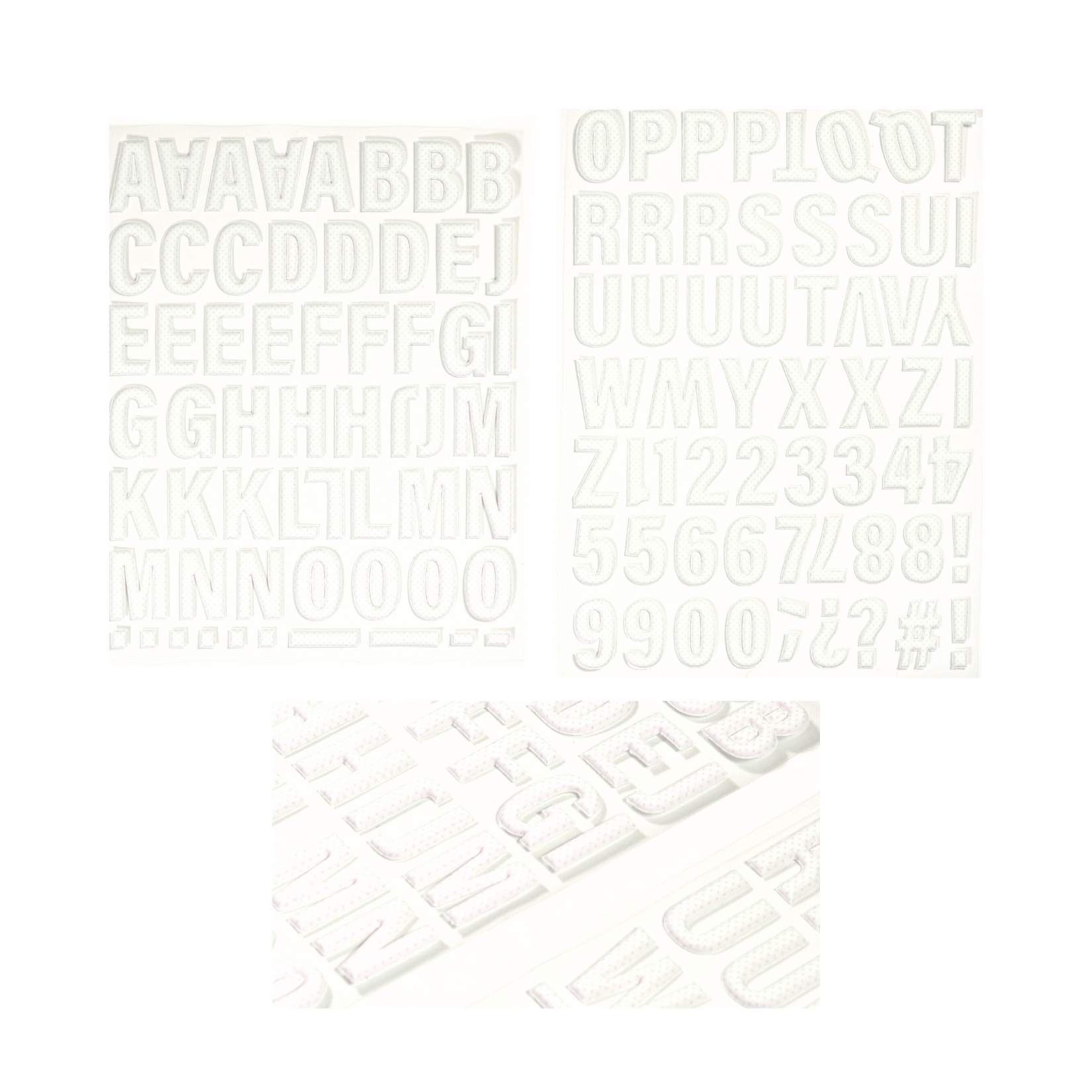 Puffy Sticker - ABC - Vintage Mint - Pünktchen