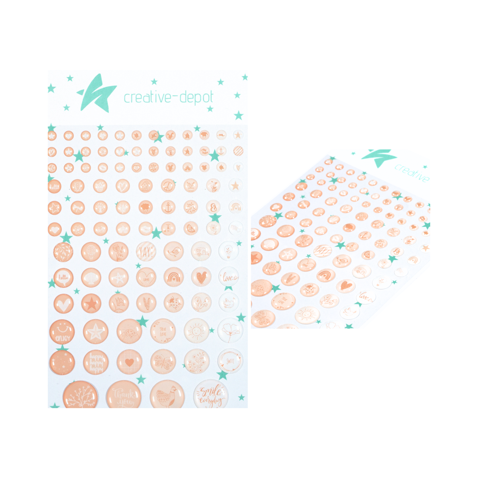 Enamel Dots - Motive - Aprikosenmousse
