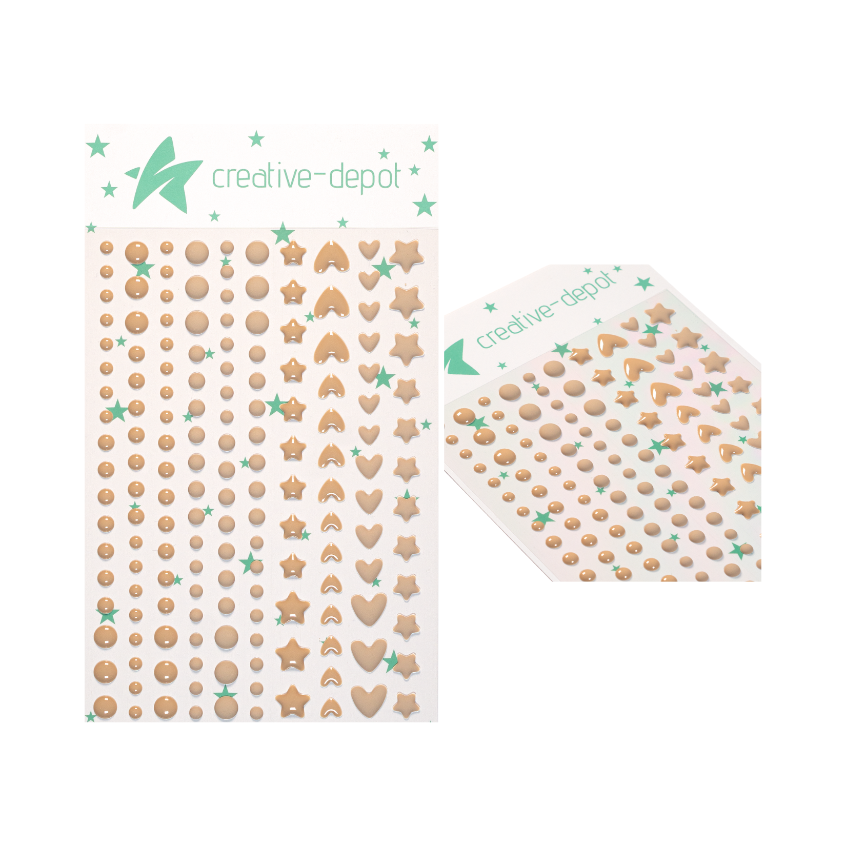 Enamel Dots - Latte