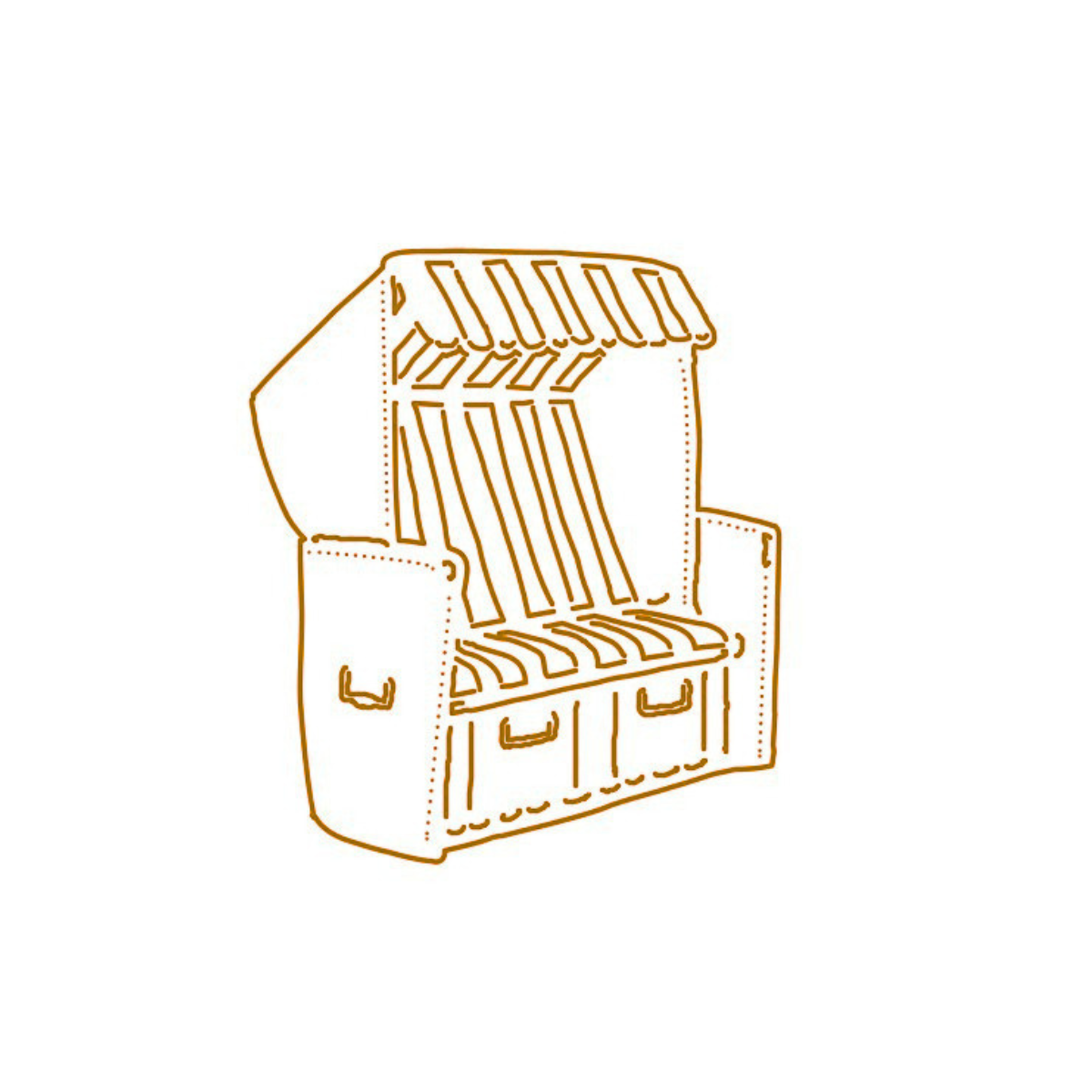 La - Doodle Strandkorb