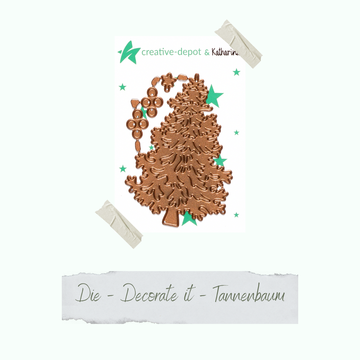 Die - Decorate it - Tannenbaum