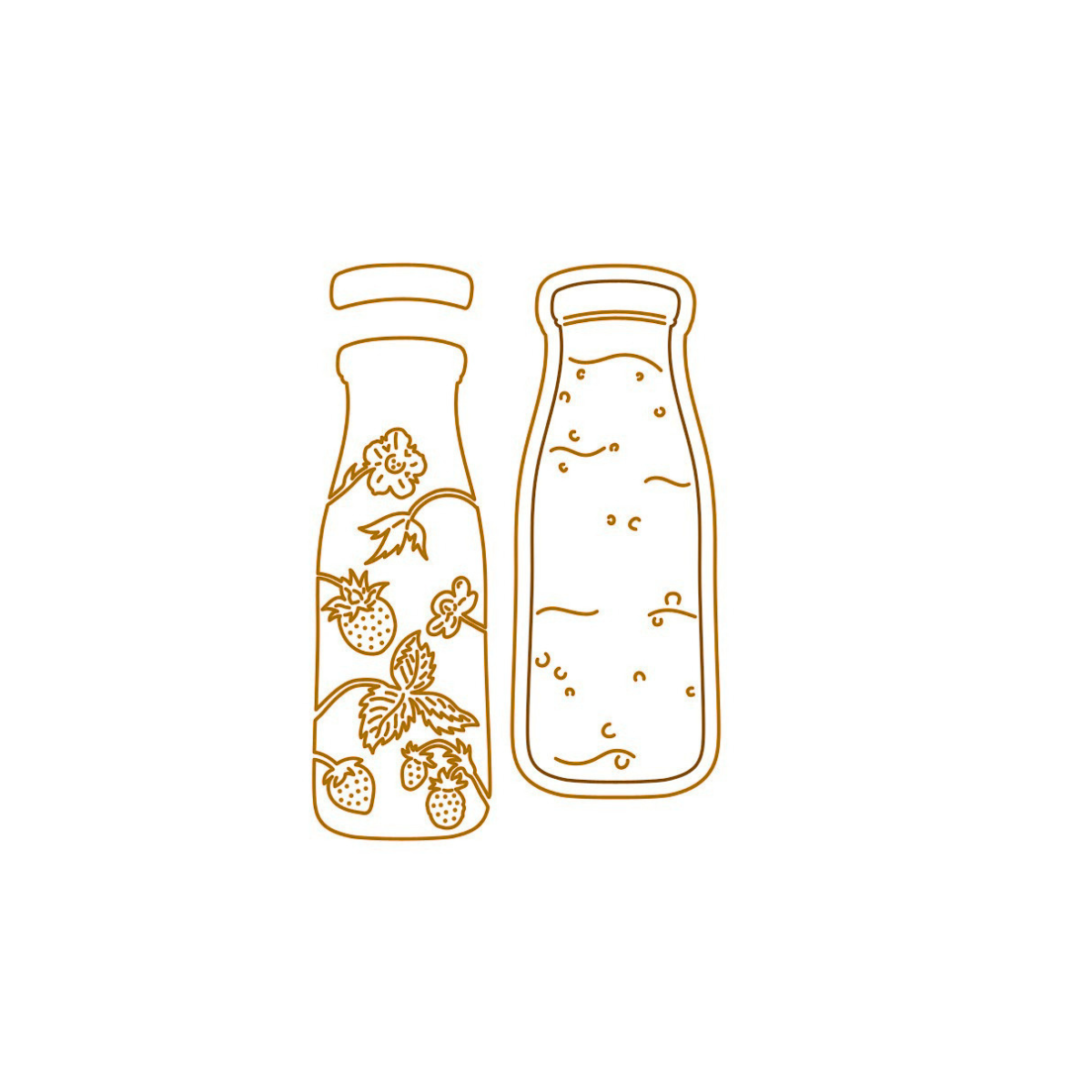 Die - Erdbeershake Set