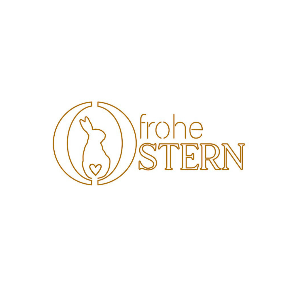 Die - Frohe Ostern mit Hase - Negativ