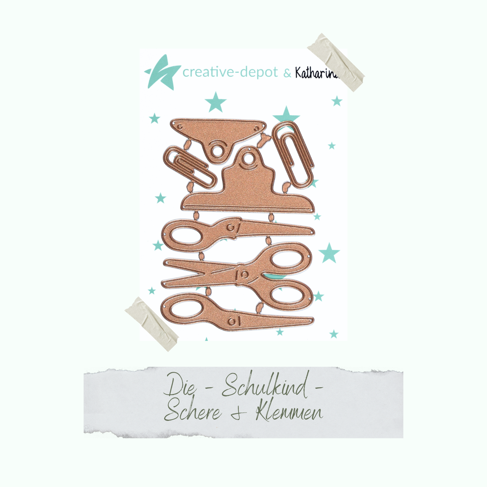 Die - Schulkind - Schere & Klemmen