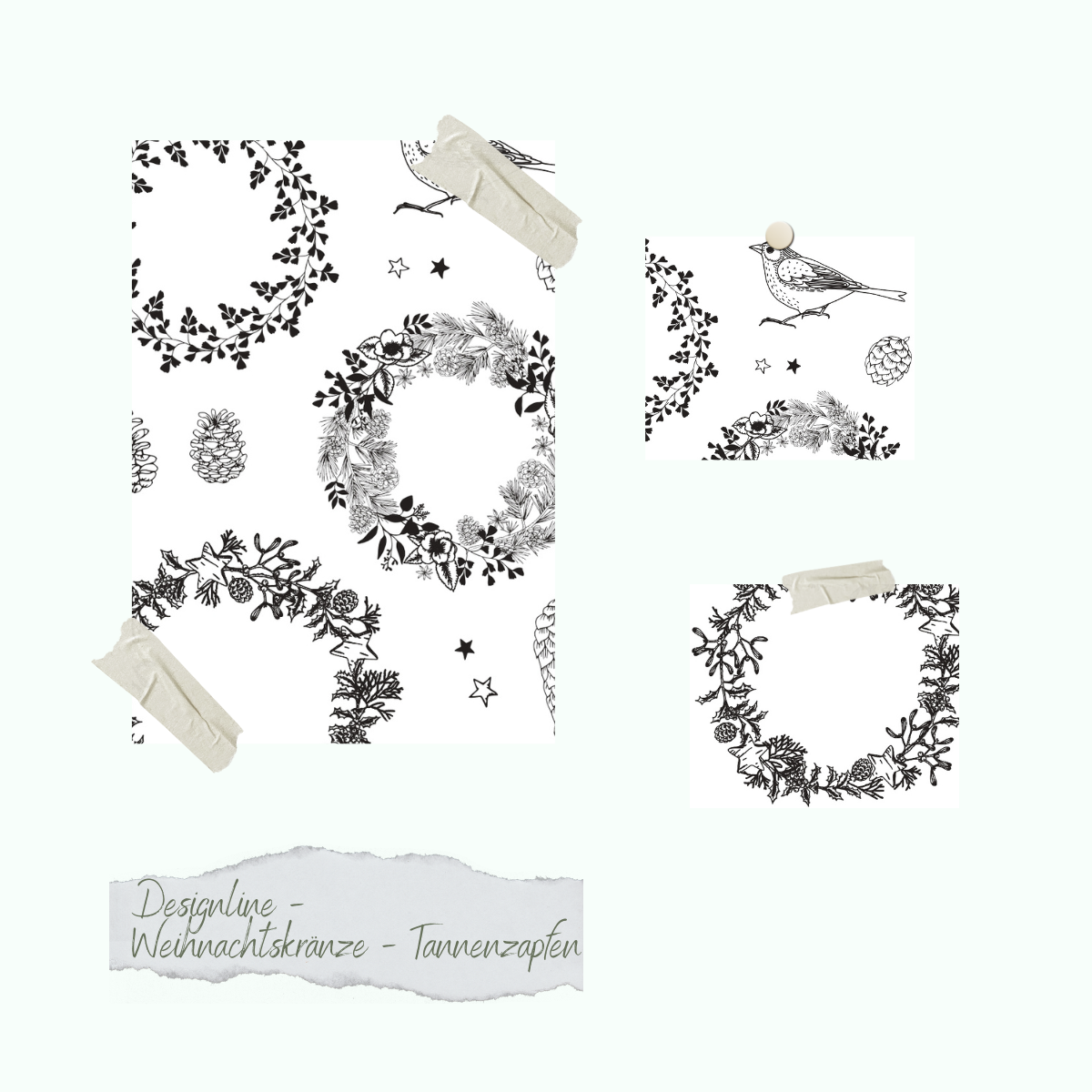 CD-St-920-Designline-Weihnachtkr-nze-Tannenzapfen
