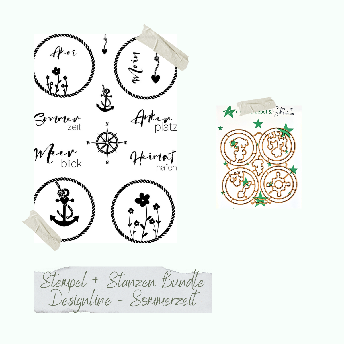 Bundle - Designline - Sommerzeit - Stempelset & Stanzen