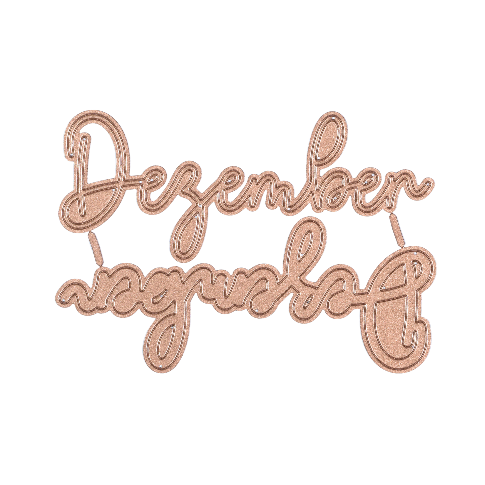 Die - Dezembertagebuch - Wort Dezember   