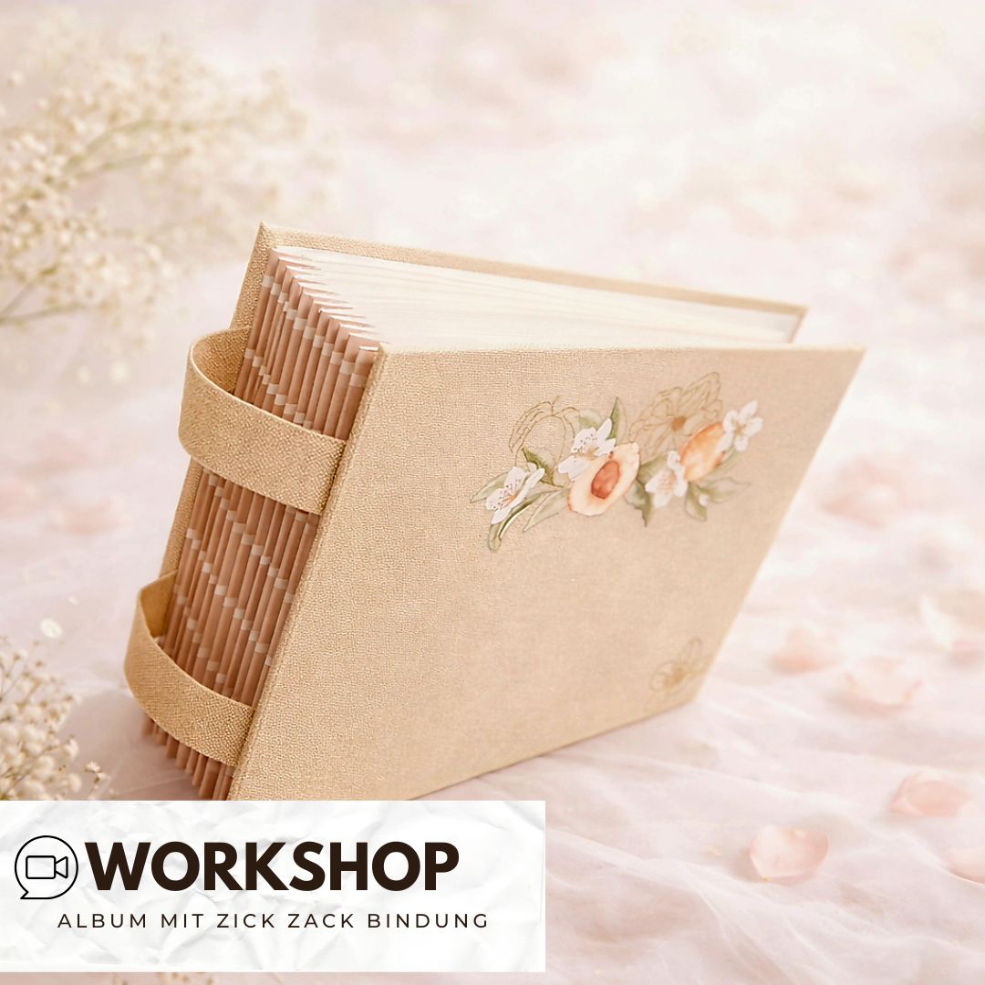 Zoom Workshop Album mit Zick Zack Bindung mit Steffi - 27.04.2026