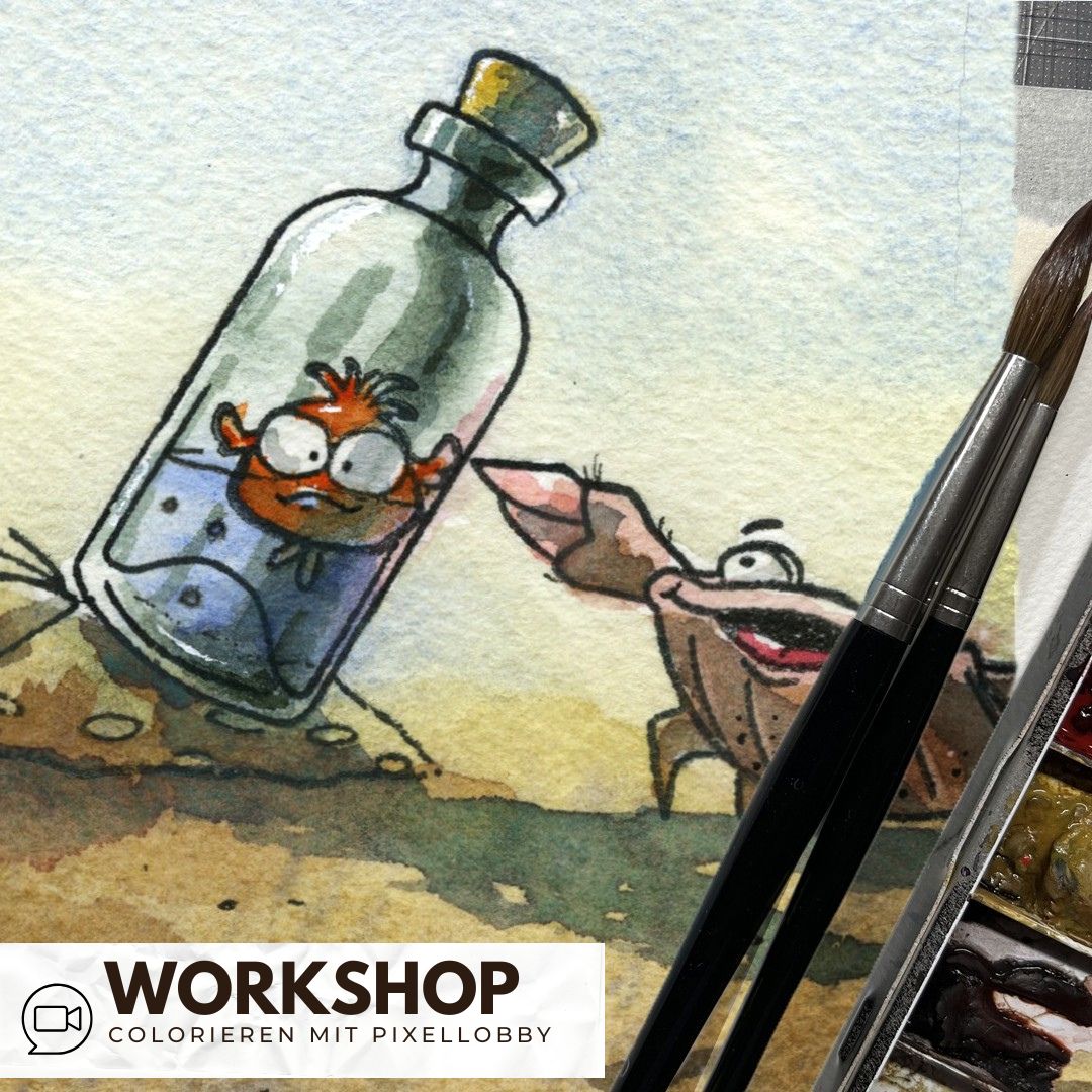 Zoom Workshop 18.09.2026 Colorieren mit Stephie von Pixellobby