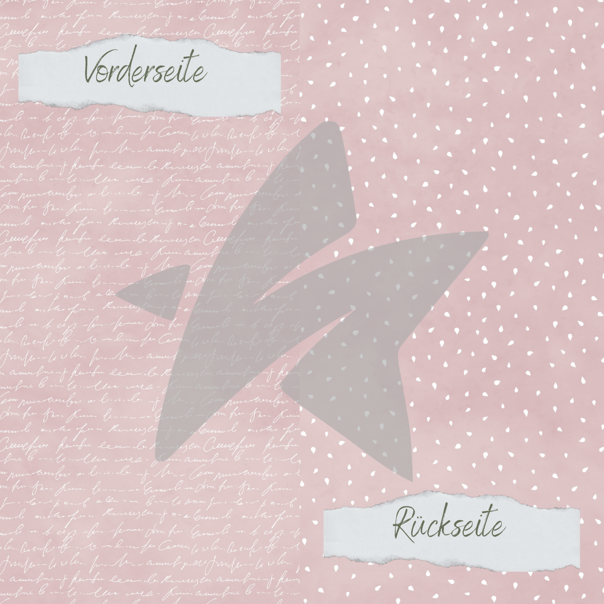 CD-BP-007-Basic-Blush-Apfelkernchen-Schrift Papel de diseño - Basic - Blush - Apfelkernchen + Schrift - Impreso por las dos caras