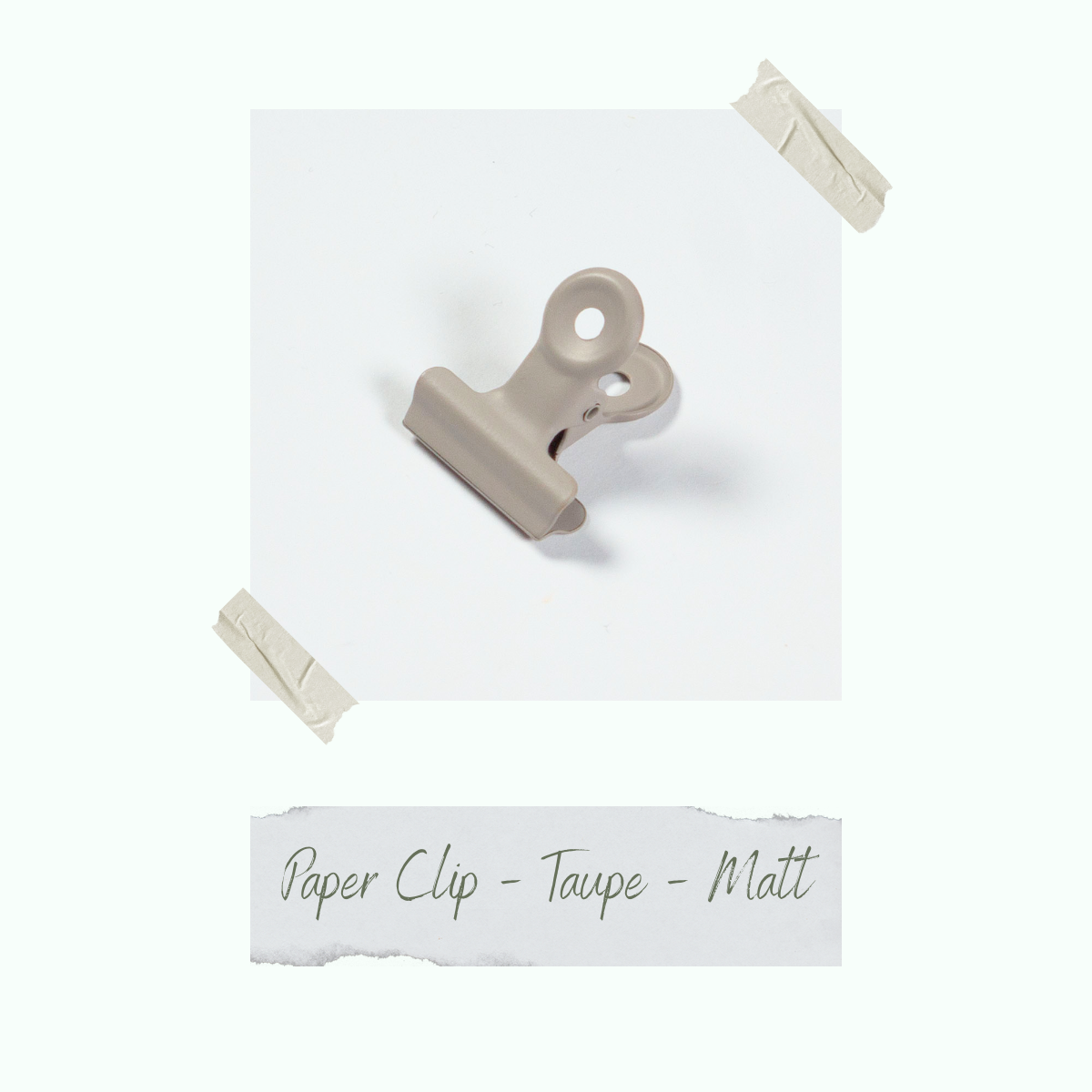 CD-ZB-107_Paper-Clip-Taupe-Matt Paper Clip - Taupe