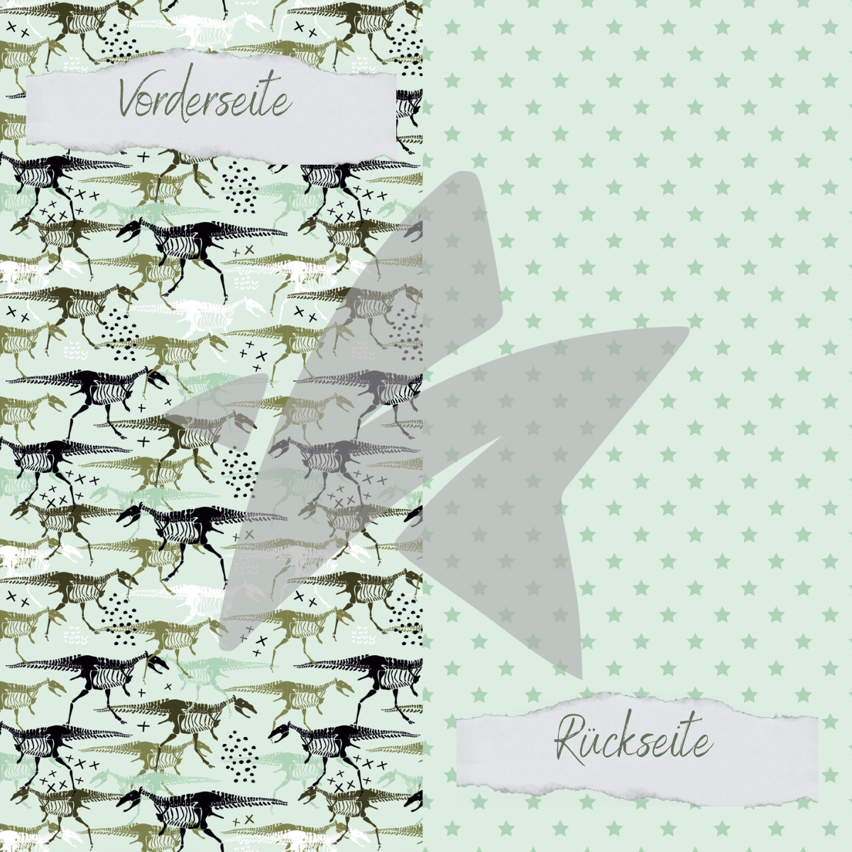 Design paper - Designline - Dinosaurs - Printed on both sides