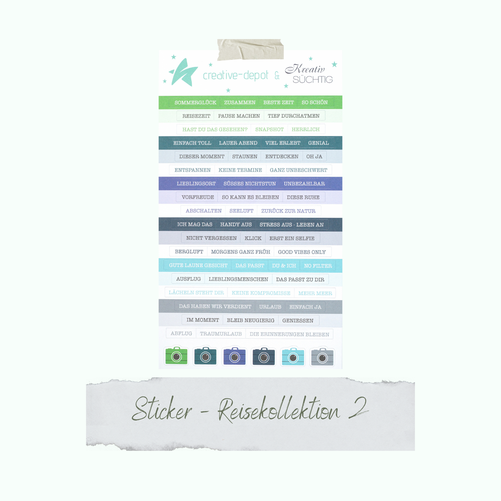 Sticker - Reisekollektion 2