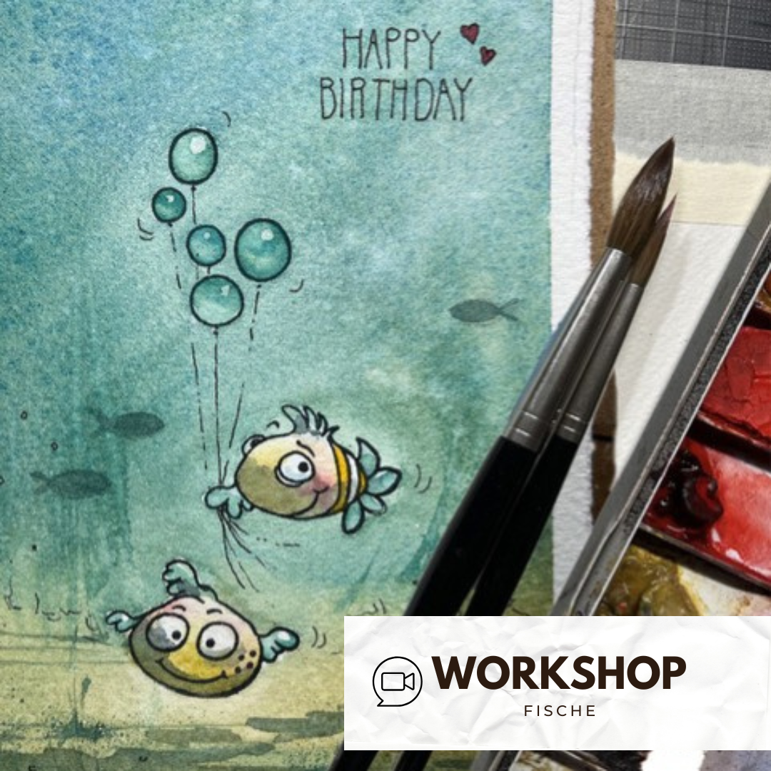 Zoom - Workshop Fische colorieren mit Pixellobby am 03.02.2026