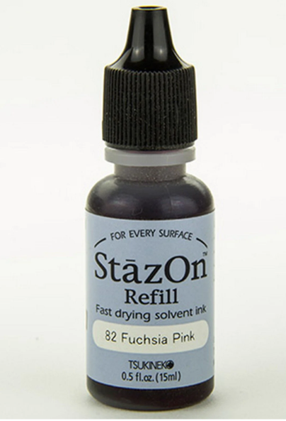StazOn - Nachfülltinte - Fuchsia Pink 15ml  