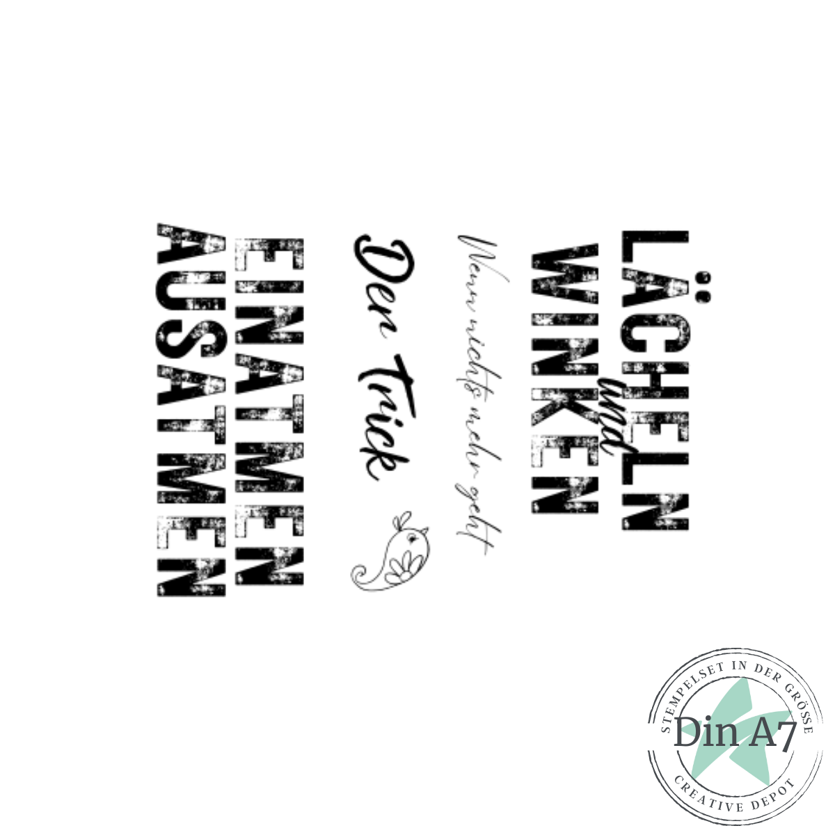 Stempelset - Goodie - Lächeln und winken