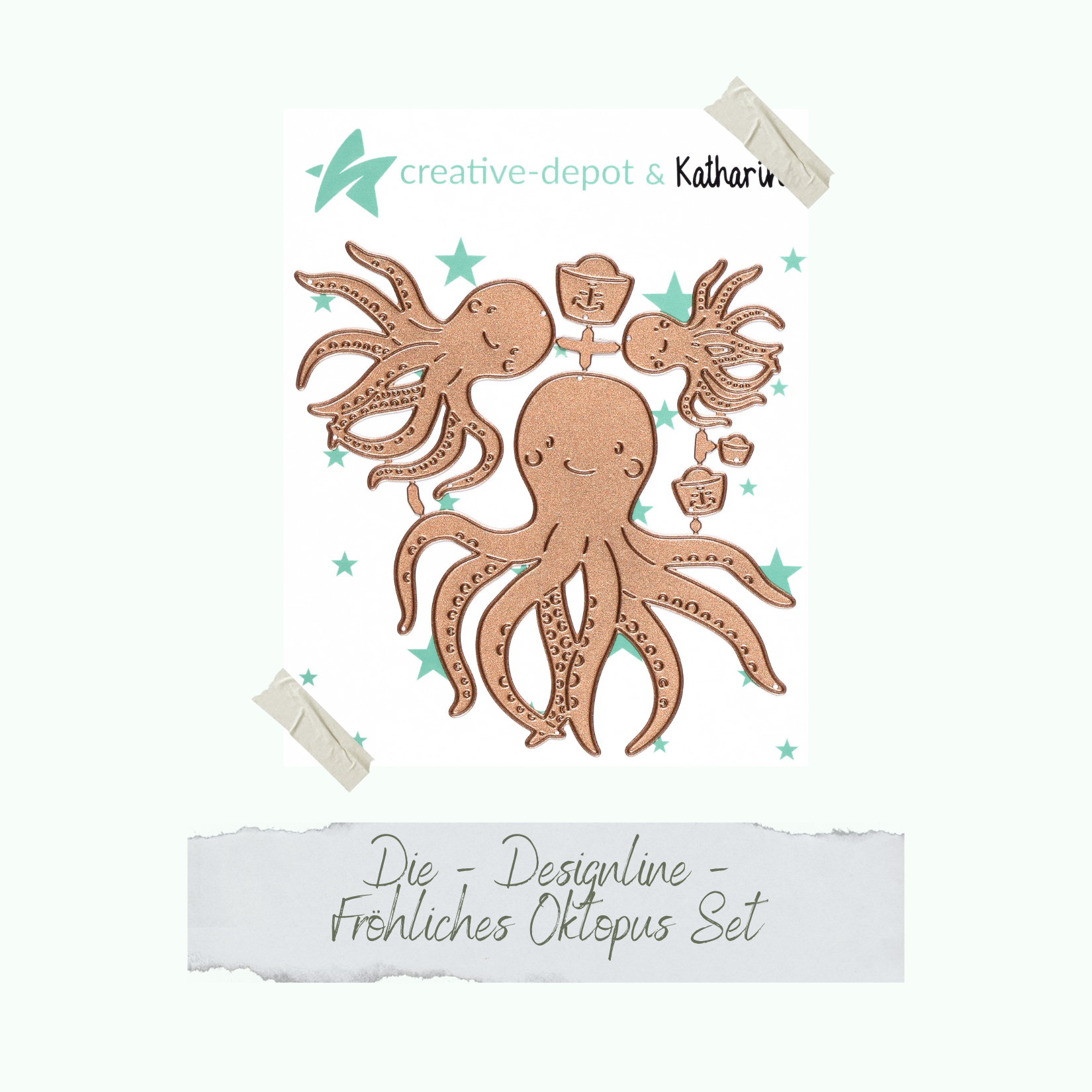 Die - Designline - Fröhliches Oktopus Set