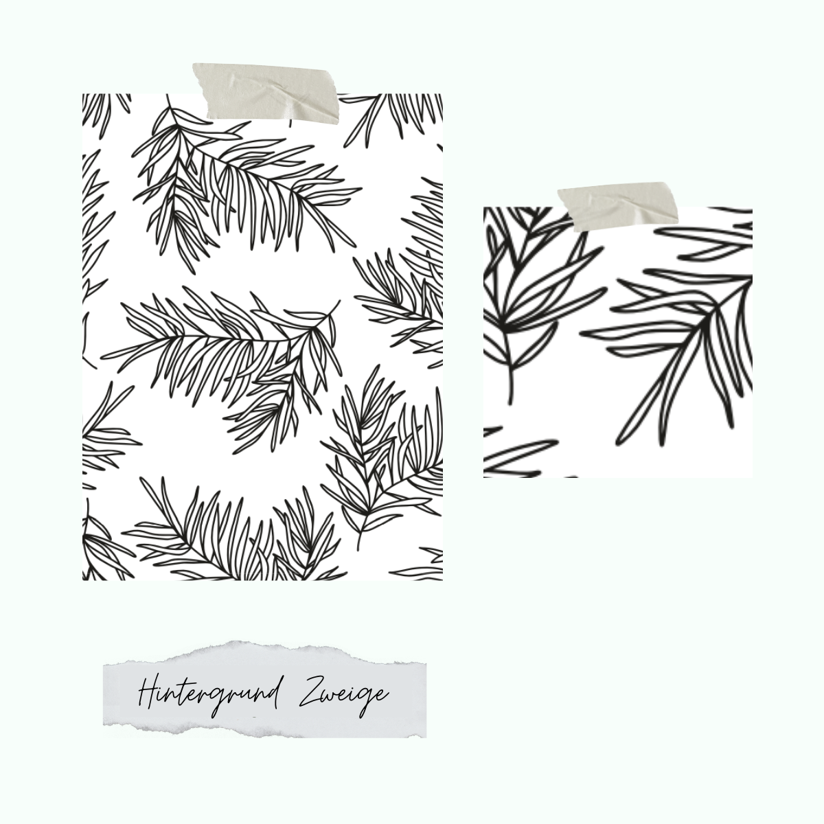 Stamp set - Background - Branches - Only while stocks last