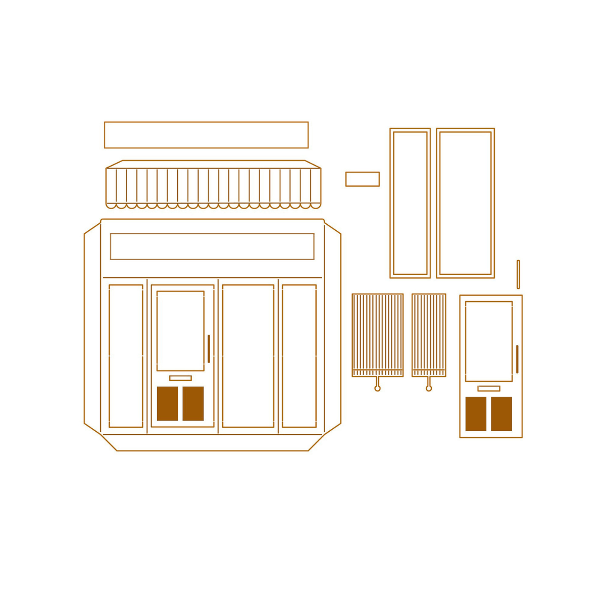 Die - Bäckerei-Box - Add on Herzensshopfront