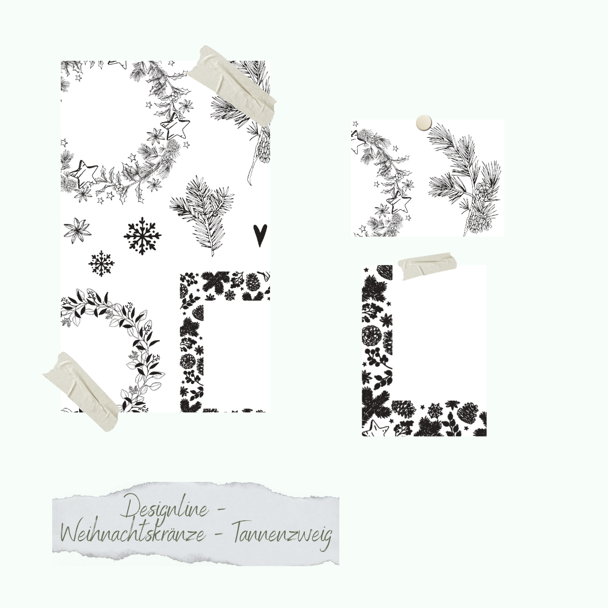 CD-St-921-Designline-Weihnachtskr-nze-Tannenzweig