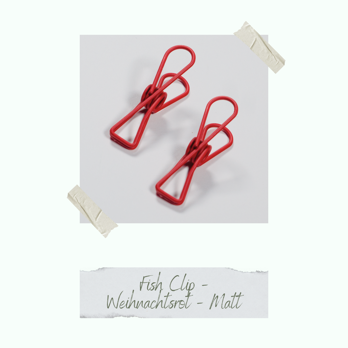 CD-ZB-045_Fish-Clip-Weihnachtsrot-Matt