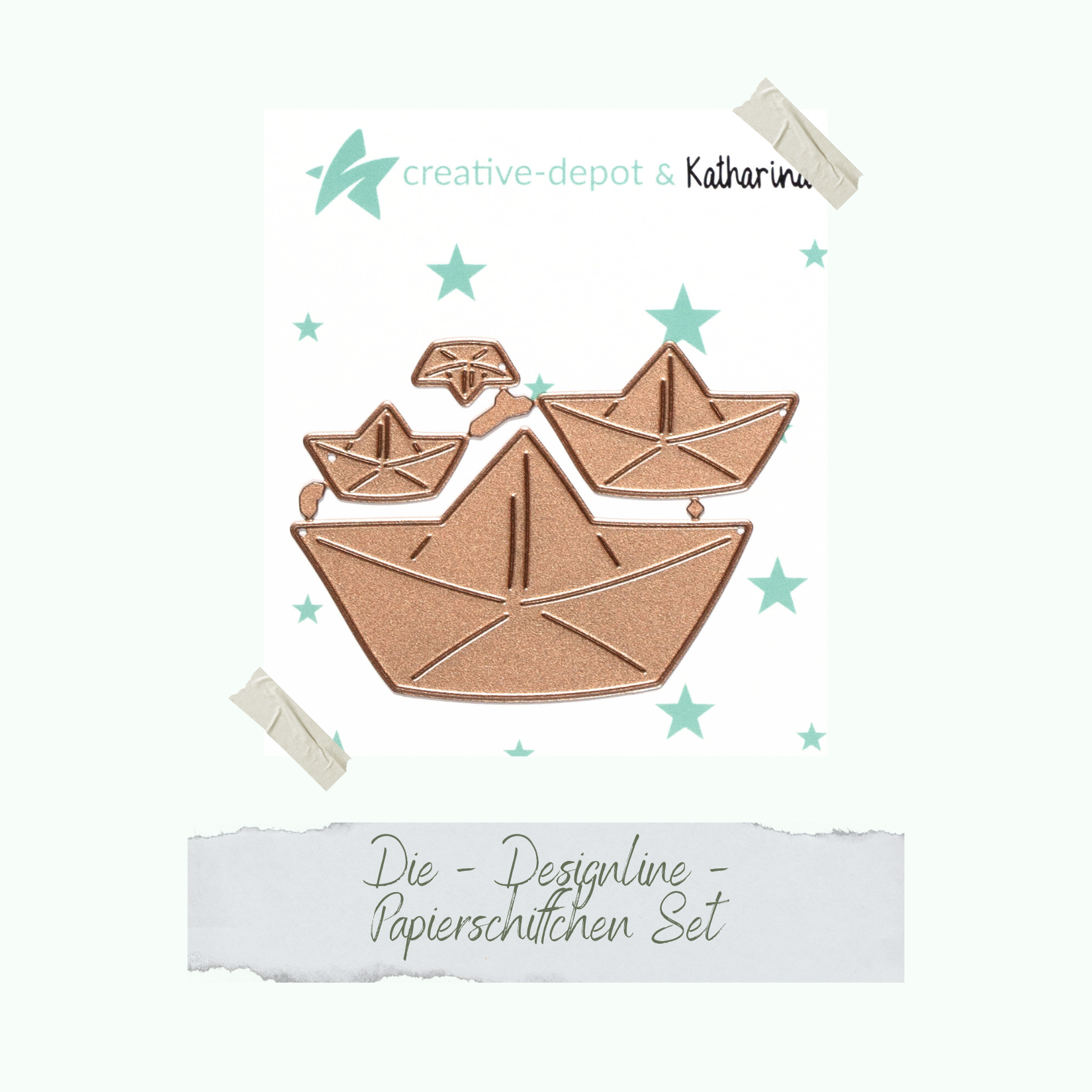 Die - Designline - Papierschiffchen Set