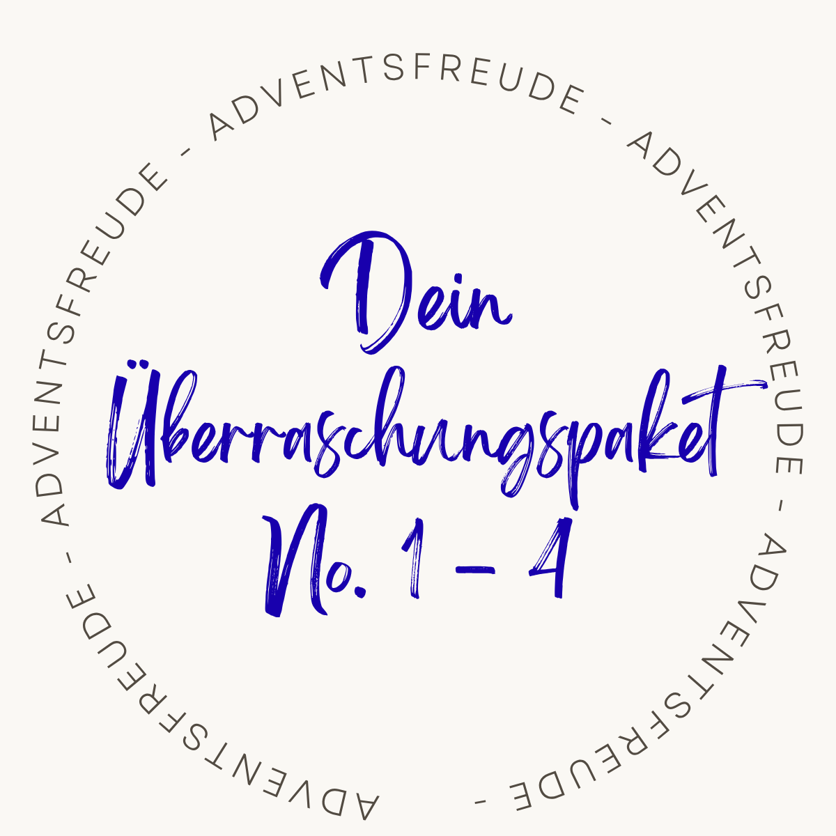 Adventsfreude Set 1 - 4 