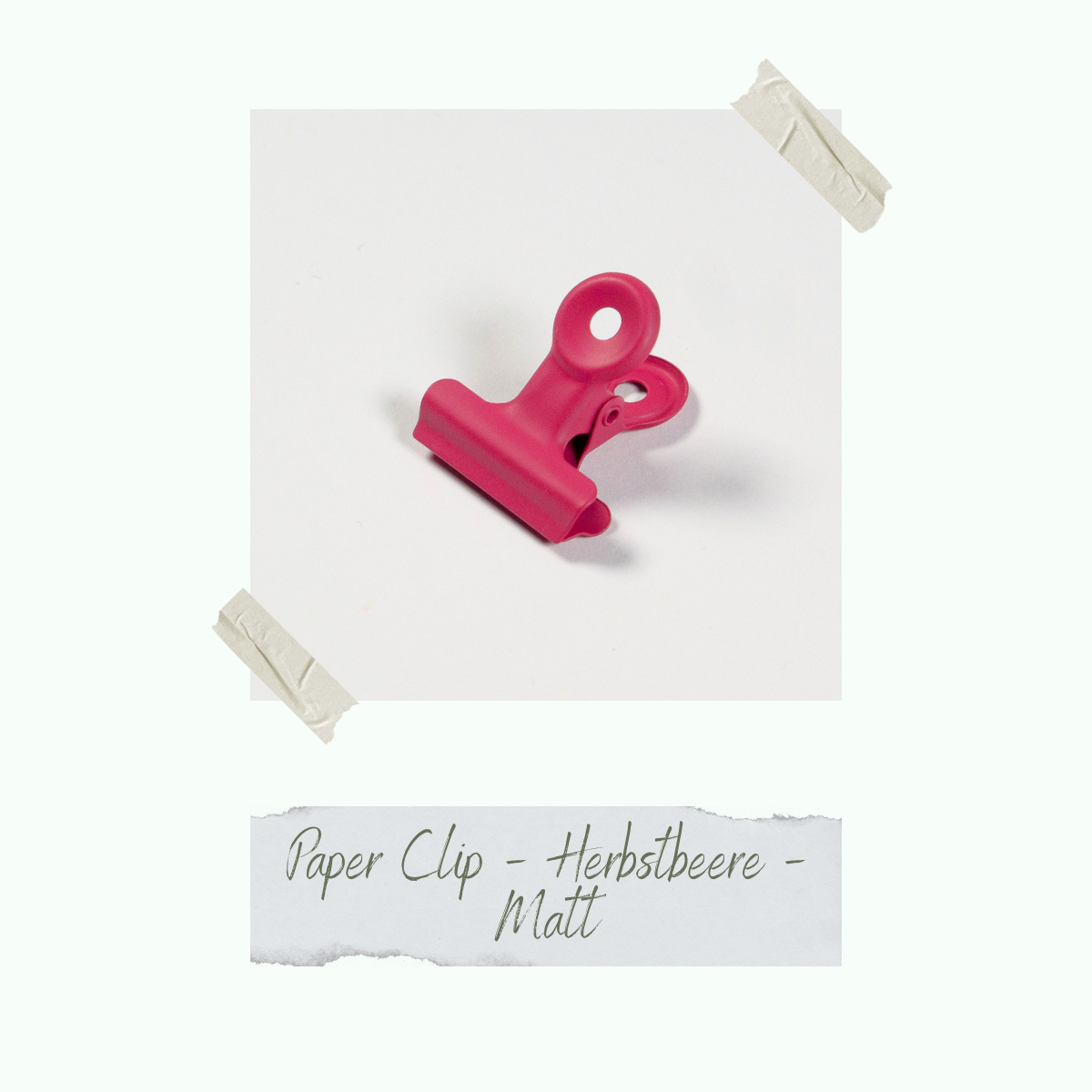 CD-ZB-102_Paper-Clip-Herbstbeere-Matt Paper Clip - Herbstbeere