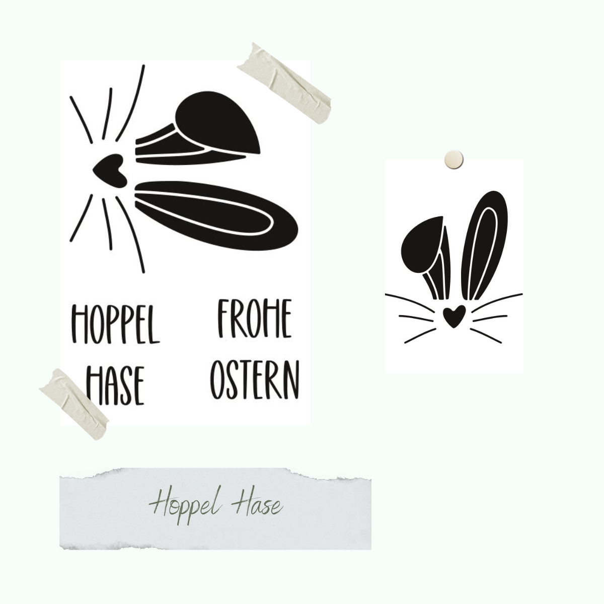 CD-Stt-1333 Stempelset - Hoppel Hase